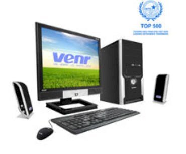 Máy tính Desktop VENR VE5000 2.6 (Intel Duo Core E5300 2.6GHz, 1GB RAM, 160GB HDD, VGA onboard, PC-Dos, không kèm theo màn hình)