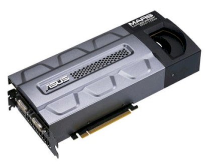 ASUS MARS/2DI/4GD3 (NVIDIA GeForce GTX 285 x 2 , 4GB, GDDR3, 1024-bit, PCI Express 2.0)    