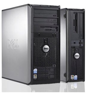 Máy tính Desktop DELL OPTIPLEX 330 , (Intel Dual Core E2220 2.4GHz, 1GB RAM, 80GB HDD,  Intel GMA 3100, PC-DOS, Không kèm màn hình)