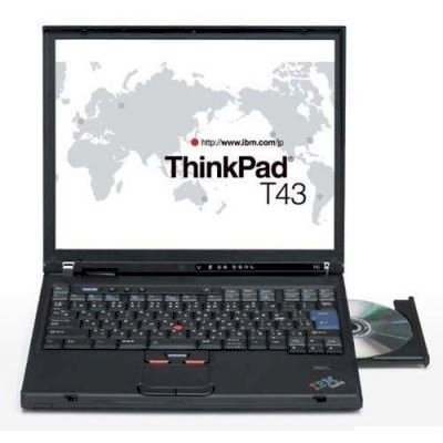 IBM Thinkpad T43 (Intel Pentium M 740 1.73GHz, 1GB RAM, 40GB HDD, VGA Intel GMA 900, 14.1 inch, Windows XP Professional) 