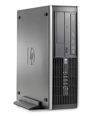 Máy tính Desktop HP Compaq 8000 Elite Small PC (WB661ET) (Intel Dual-Core E5300 2.6GHz, RAM 2GB, HDD, 1TB, VGA Intel GMA 4500, Windows XP Professional, không kèm theo mành hình)