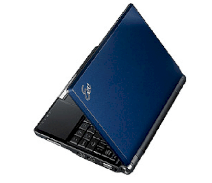 Asus Eee PC 900HA Netbook Blue (Intel Atom N270 1.6Ghz, 1GB RAM, 160GB HDD, VGA Intel GMA 900, 8.9Ghz, Windows XP Home)