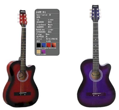 Đàn Guitar Acoustic LN43F