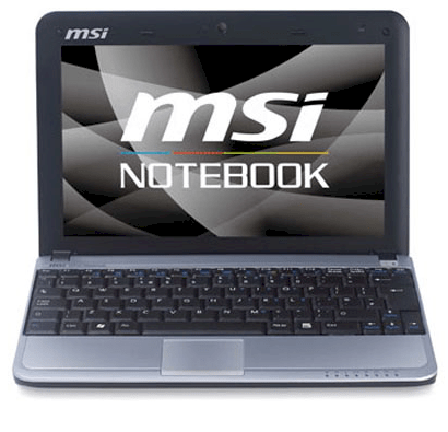 MSI Wind U100 ECO Netbook (Intel Atom Z530 1.6GHz, 1GB RAM, 160GB HDD, VGA Intel GMA 500, 10 inch, Windows XP Home)