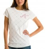 AX X285-jacquard Tee, Snow S1109208