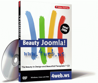 Joomla! The Beauty In Design and beautifull template (7 CD)
