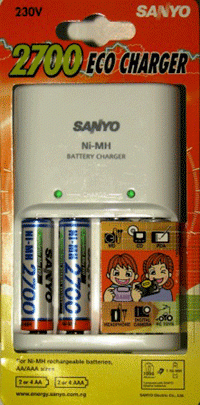 Bộ sạc pin Sanyo MQN04ESP27-S