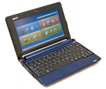 Netbook Acer One A150-184 (Intel Atom N270 1.6GHz, RAM 1GB, VGA Intel GMA X3100 358MB, HDD 160GB, Windows XP Home)