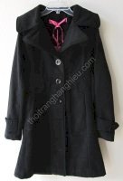 Paris Hilton long wool coat. Black S1109180