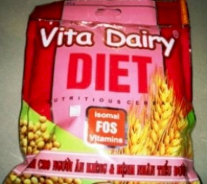 Ngũ cốc Dinh dưỡng Vita Dairy_ DIET(Dành cho người ăn kiêng & Bệnh nhân tiểu đường)_375 gr(15 gói x 25 gr)