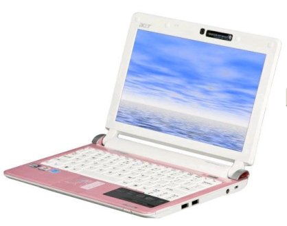 Acer Aspire One D250-1357 (040) Coral Pink Netbook (Intel Atom N270 1.6GHz, 1GB RAM, 160GB HDD, VGA Intel GMA 950, 10.1inch, Windows 7 Starter) 