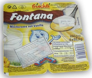 Váng sữa Fontana (Đức) Vani & Chocolate VS-FONTANA