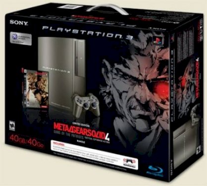 Sony Playstation 3 (PS3) 40GB Metal Gear Solid 4 Bundle
