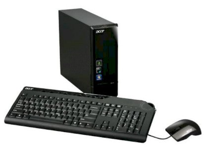 Máy tính Desktop Acer Aspire AX1301-U1302 (AMD Athlon II X2 215 2.7GHz, 4GB RAM, 750GB HDD, VGA NVIDIA GeForce 9200, Windows 7 Home Premium, Không kèm theo màn hình)