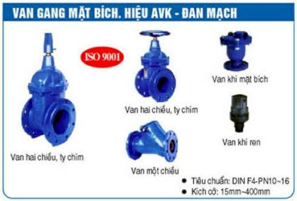 Van mặt bích AVK