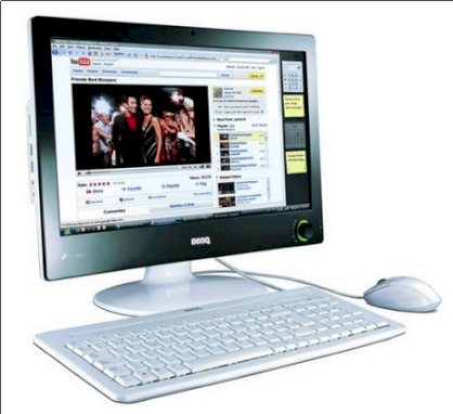 Máy tính Desktop BENQ All in one nScreen i221 (AMD Sempron 210U 1.5GHz, RAM 2GB, HDD 120GB + SSD 4GB, ATI Radeon X1200, Microft Windows XP Home Edition, Benq LCD 21.5 inch)