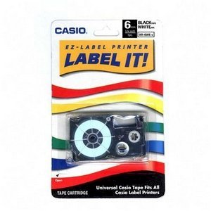 Casio Label Printer Tape XR-6WE1