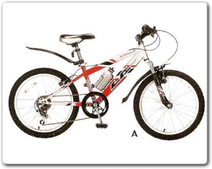 Xe đạp thái LA DI20007 (Trắng Đỏ)