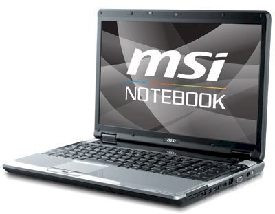 MSI EX627 (Intel Core 2 Duo T6600 2.2GHz, 4GB RAM, 320GB HDD, VGA ATI Radeon HD 4570, 16 inch, Windows Vista Home Premium)