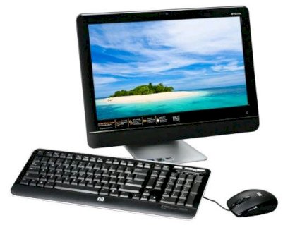 Máy tính Desktop HP Pavilion MS225 (AY587AA) All-in-one PC (AMD Athlon II X2 250u 1.6GHz, 4GB RAM, 320GB HDD, VGA ATI Radeon HD 3200, LCD 18.5inch, Windows 7 Home Premium)