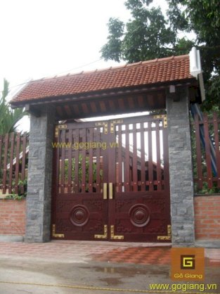 Cổng gỗ Lim - GG04