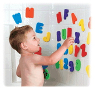 Bộ số và chữ cái dùng khi trẻ tắm Munchkin