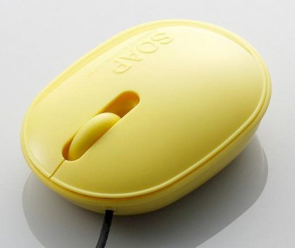 Elecom Soap optical  mouse M-SP2URYL (0.8m)