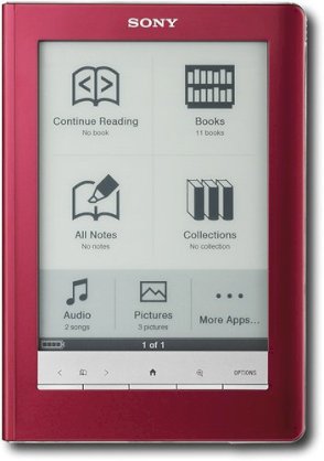 Sony Reader Touch Edition PRS-600BC (6 inch) Red