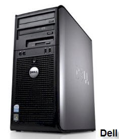 Máy tính Desktop DELL OPTIPLEX 360MT ( Intel Core 2 Duo E8200 2.66GHz, RAM 1GB, HDD 400GB, VGA Intel GMA Onboard, PC DOS, không kèm màn hình )