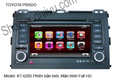 Đầu DVD cho xe Toyota Prado Fulll HD