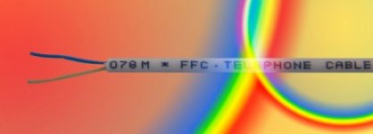 Dây điện thoại FFC DT4 0.40mm (ruột tròn)