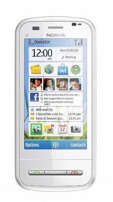 Nokia C6 White