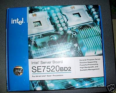 Mainboard Sever Intel SE7520BD2 - Dual Intel Xeon Server Motherboard 