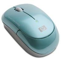 HP Turquoise Wireless Laser Mini Mouse (KS736AA)