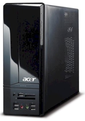 Máy tính Desktop ACER ASPIRE X1800 (Intel Dual Core E5200 2.5Ghz, Ram 1GB, HDD 160GB, VGA NVIDIA GeForce 7050, PC DOS, Không kèm màn hình)