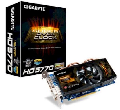  GIGABYTE GV R577SO-1GD ( ATi Radeon HD 5770 1GB, 128-bit, GDDR5, PCI Express x16 2.1) 