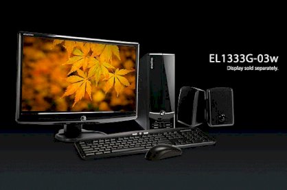 Máy tính Desktop Acer eMachines EL1333G-03w (AMD Athlon LE-1640 Processor 2.7GHz, RAM 2GB, HDD 320GB, VGA NVIDIA GeForce 6150SE, Windows 7 Home Premium 64-bit, không kèm theo màn hình)
