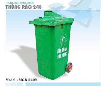 Thùng rác có bánh xe NHRX-T02 