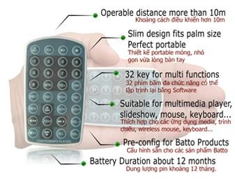 Điều khiển đa năng Batto OEM remote control V1(full option)