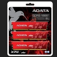 Adata Vitesta + series Triple - DDR3 - 6GB (3x2GB) - bus 1600MHz - PC3 12800 kit