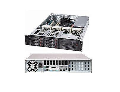 LifeCom 2U Server Rack SC822T-400LPB (Intel Xeon Quad Core X3330 2.66GHz, RAM 2GB, HDD 146GB SAS)