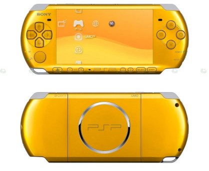 Sony PlayStation Portable (PSP) 3000 PB (Piano Yellow)