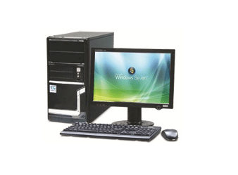 ROBO Pioneer E10710 (Intel Core 2 Duo E8400 3GHz, RAM 2GB, HDD 320GB, VGA onboard, LCD 19 inch, PC DOS)