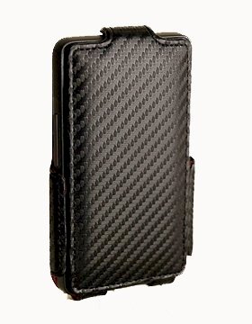 Viva flipcase Carbono for HTC HD2 