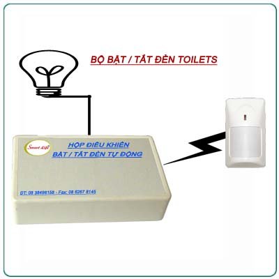Bật tắt đèn toilet tự động Tân Lai TL02