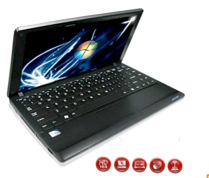 VENR NETBOOK V 83SGi (Intel Atom N450 1.66GHz, 1GB HDD, 320GB HDD, VGA Intel GMA 3150, 11.6 inch, Windows 7 Starter)