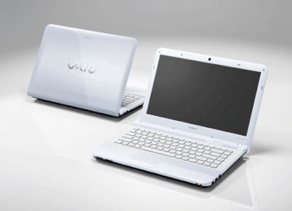 Sony Vaio VPC-EA25FG/W (Intel Core i3-350M 2.26GHz, 4GB RAM, 320GB HDD, VGA ATI Radeon HD 5145, 14 inch, Windows 7 Home Premium 64 bit)