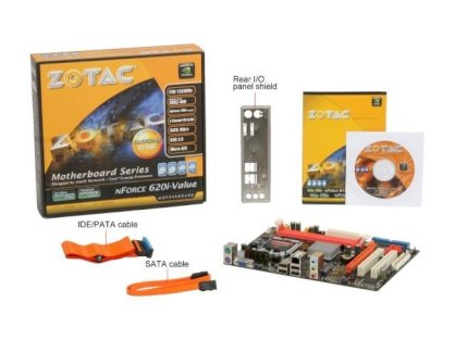 Bo mạch chủ ZOTAC NF620I-A-E LGA 775 GeForce 7050 / nForce 620i Micro ATX Intel Motherboard
