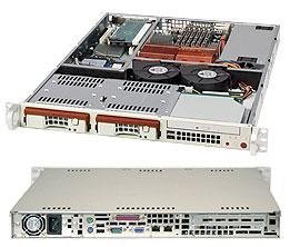 LifeCom ES 1U Server SC813MTQ-520CB ( Intel Xeon Quad Core E5410 2.33Ghz, RAM 2GB, HDD 250GB, 520W)