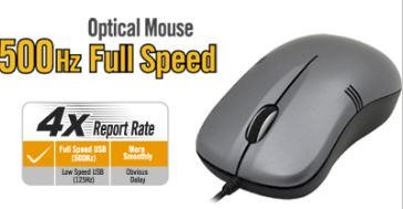 A4tech 500 Hz Full Speed Optical Mouse K3-230